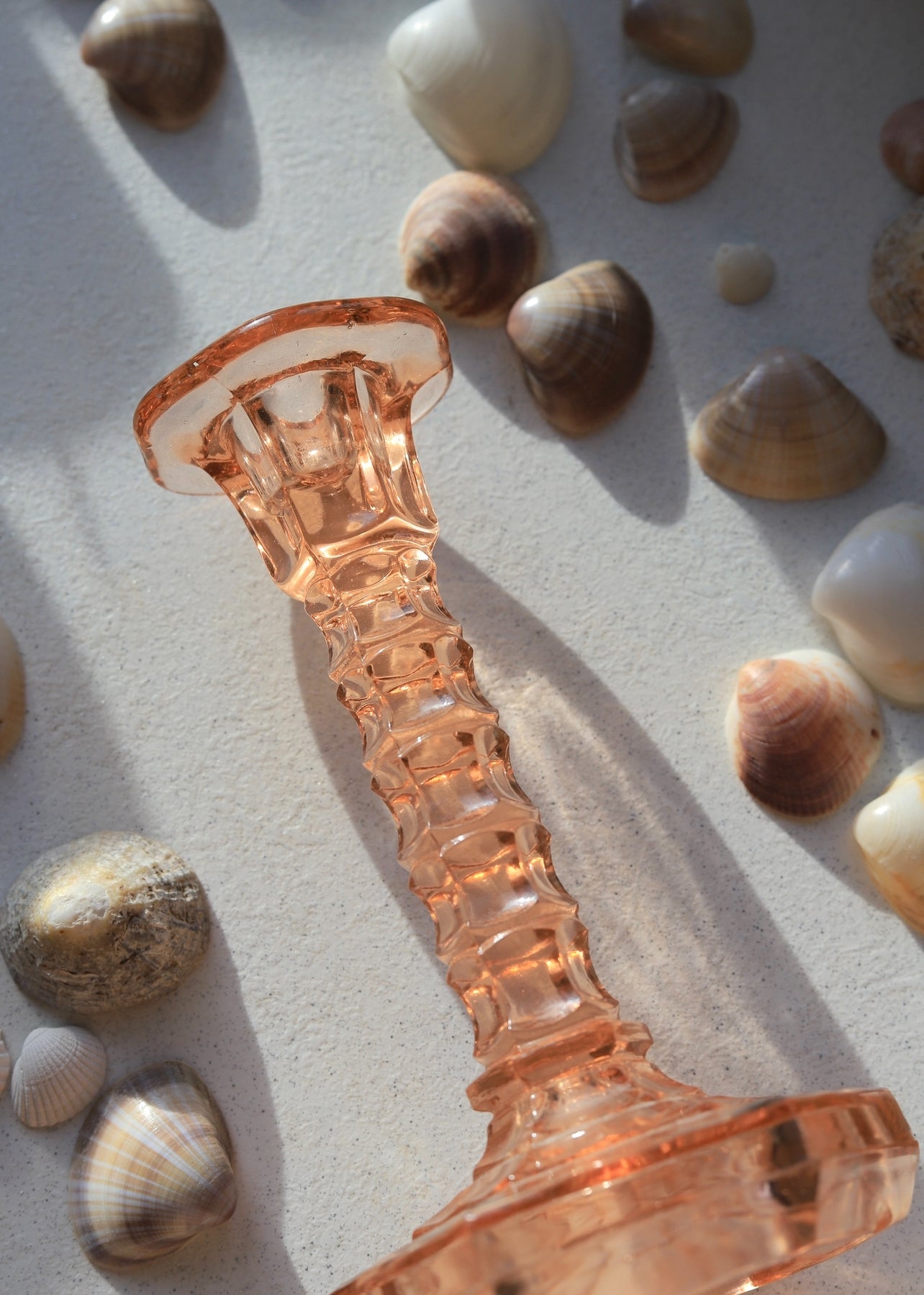 Salmon Glass vintažinė žvakidė