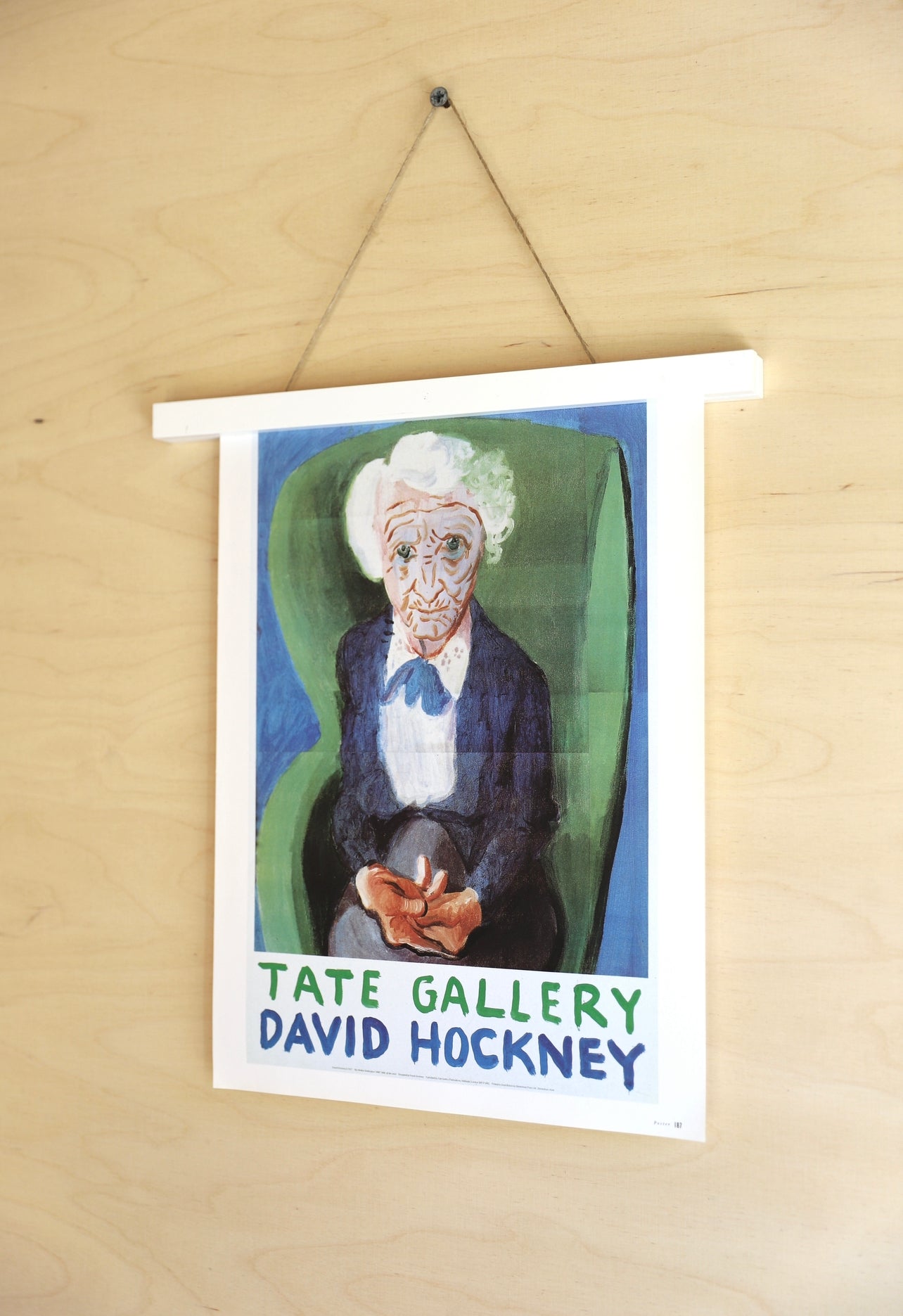David Hockney - vintage printas | MY MOTHER, BRIDLINGTON 1988