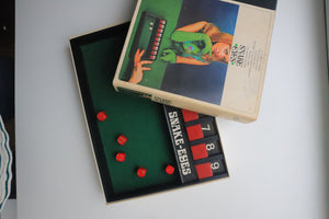 1968 m. Snake Eyes - vintage casino stalo žaidimas