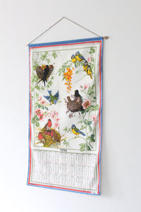 Vintažinis sienos kalendorius "Paukštelių daina 1994"